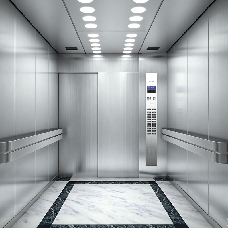 Hairline Rustfrit Stål Hospital Elevator