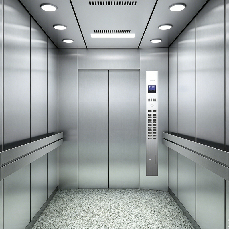 Standard medicinsk passagerelevator med PVC-gulve