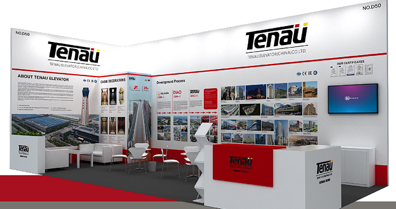 TENAU ELEVATOR (KINA) CO.,LTD. vil deltage i den internationale elevatorudstilling, der afholdes i Riyadh, Saudi-Arabien fra den 28. til den 30. oktober. Vores standnummer er D50. Velkommen alle til at besøge!